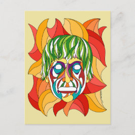 Postal Visage Grimace