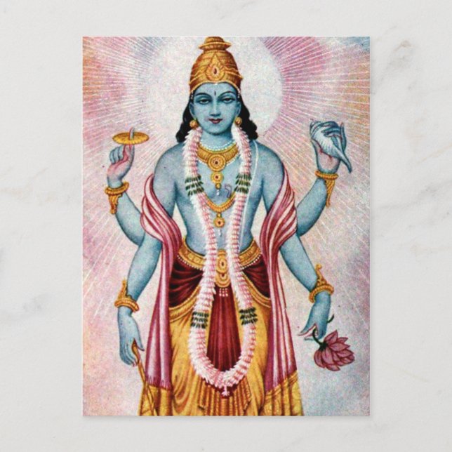 Postal Vishnu (Anverso)