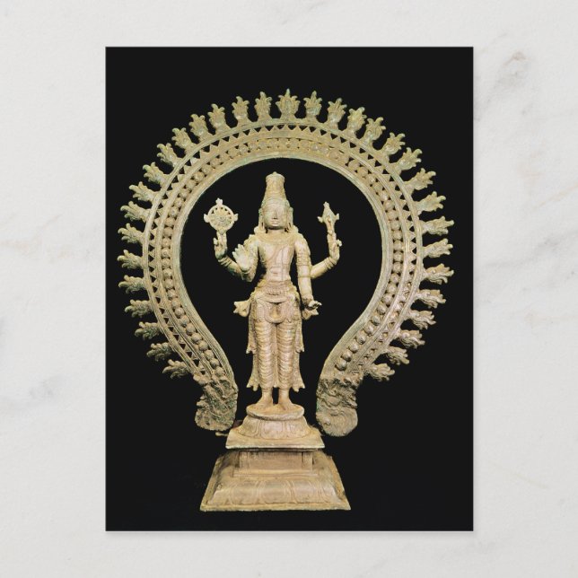 Postal Vishnu, Late Chola (Anverso)