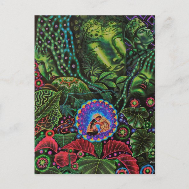 Postal Visión Ayahuasca (Anverso)