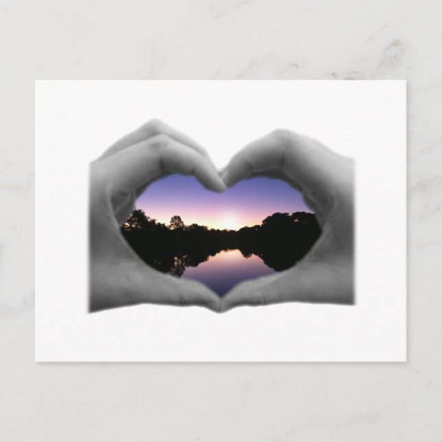 Postal Visión de amor (Anverso)
