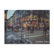 Visión de calle dinámica de Estocolmo, Suecia