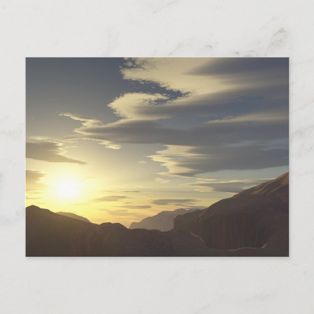 Postal visión de ojo de halcón (Anverso)