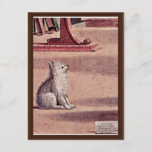 Postal Visión De San Agustín, Detalle De Carpaccio Vitt