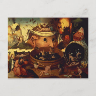Postal Vision de Tondal de Hieronymous Bosch