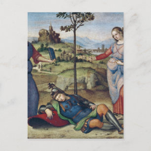 Postal Visión de un caballero, c.1504