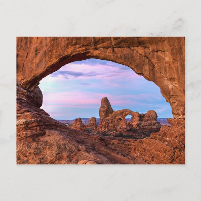 Postal Visión en colores pastel (Anverso)