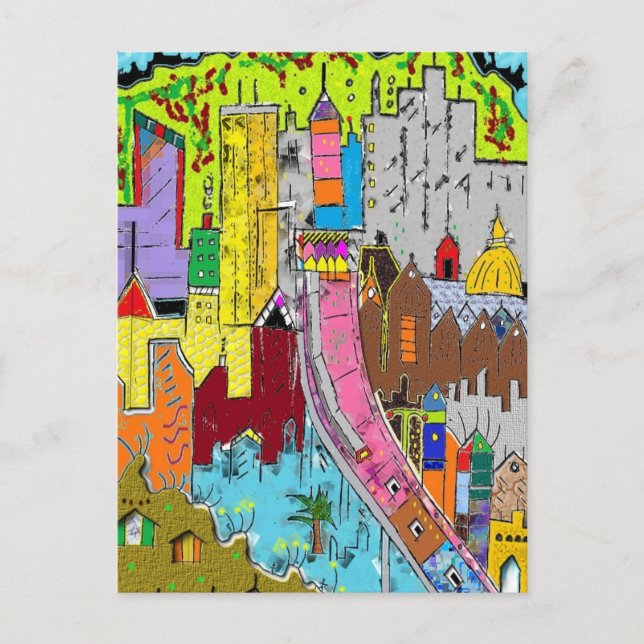 Postal Visión Medellín Colombia (Anverso)