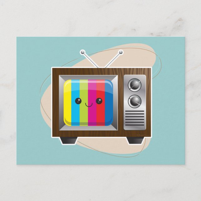 Postal Visión retro (Anverso)