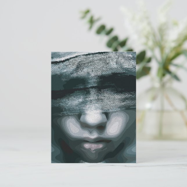 Postal Visión Unida: Silencio Compelado (Anverso de pie)