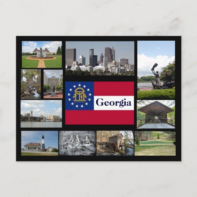 Postal Visiones de Georgia (Anverso)