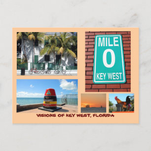 Postal Visiones de Key West, Florida