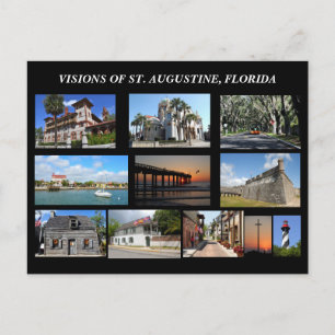 Postal Visiones de San Agustín, Florida