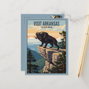 Postal Visita Arkansas El Aullador de Ozark