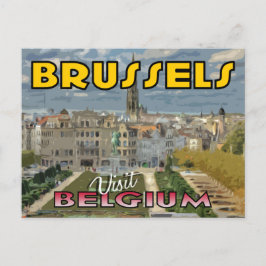 Postal Visita Bruselas, Bélgica