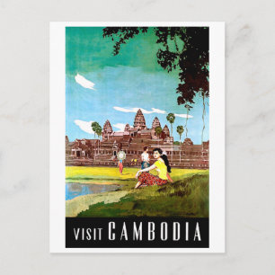 Postal Visita Camboya