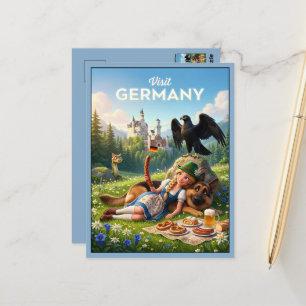 Postal Visita caprichosa a Alemania