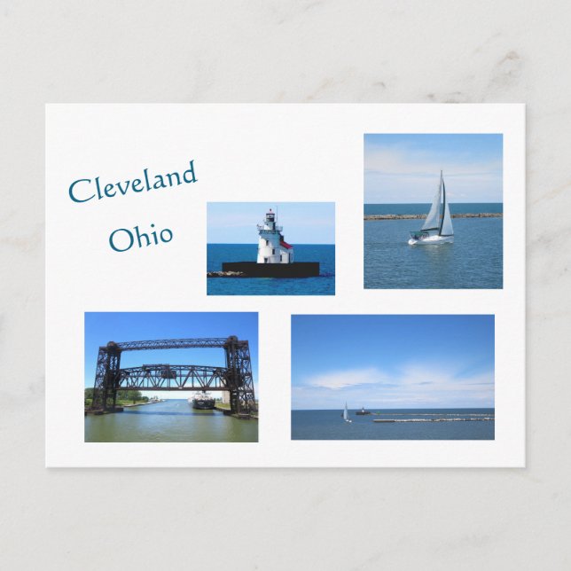 Postal Visita Cleveland (Anverso)