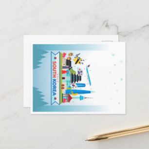 Postal Visita Corea del Sur