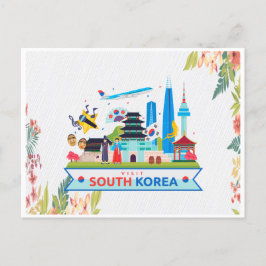 Postal Visita Corea del Sur
