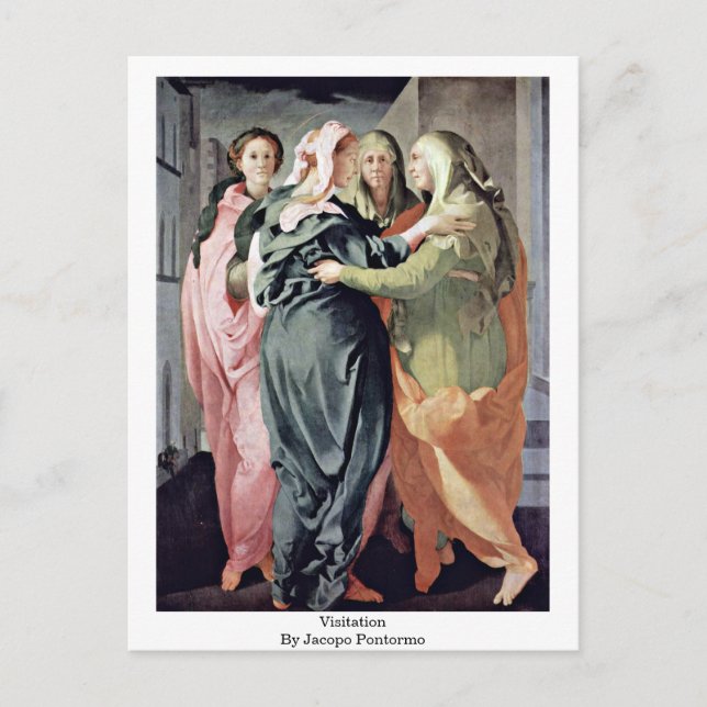 Postal Visita De Jacopo Pontormo (Anverso)