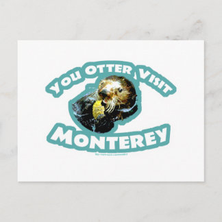 Postal Visita de Otter a Monterey