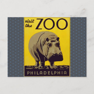 Postal ¡Visita El Zoológico!