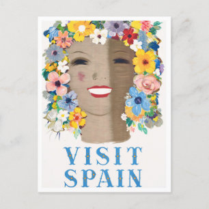 Postal Visita España Viaje de época