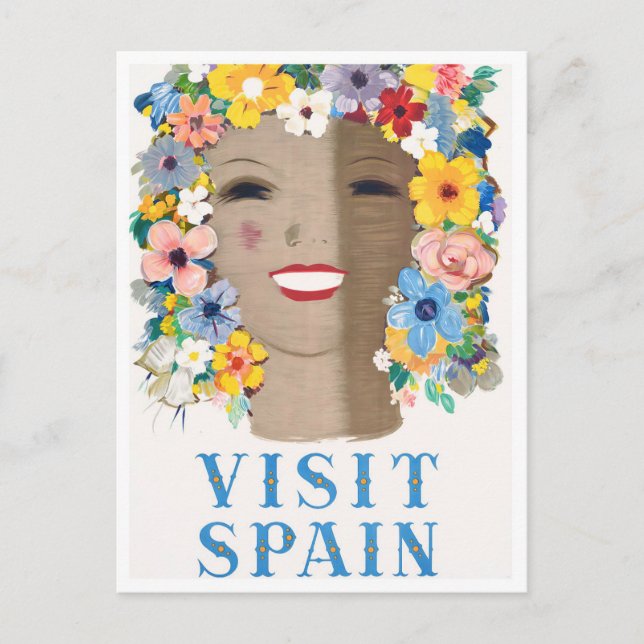 Postal Visita España Viaje de época (Anverso)