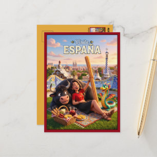 Postal Visita España Viajes Divertidos