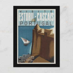Postal Visita Estoril-Cascais Portugal