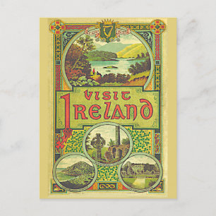 Postal Visita Irlanda para un viaje único