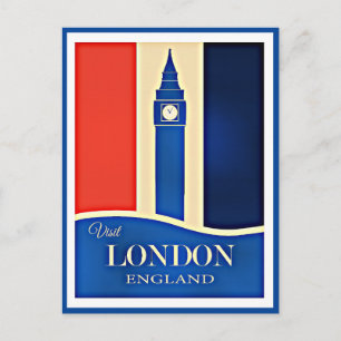 Postal Visita Londres, Inglaterra