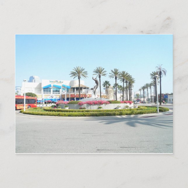 Postal Visita Long Beach, CA (Anverso)