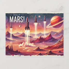 Postal ¡Visita Mars!