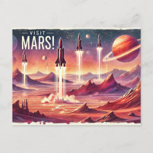 Postal ¡Visita Mars!
