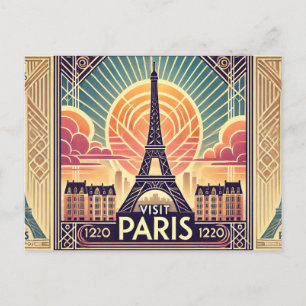 Postal Visita París