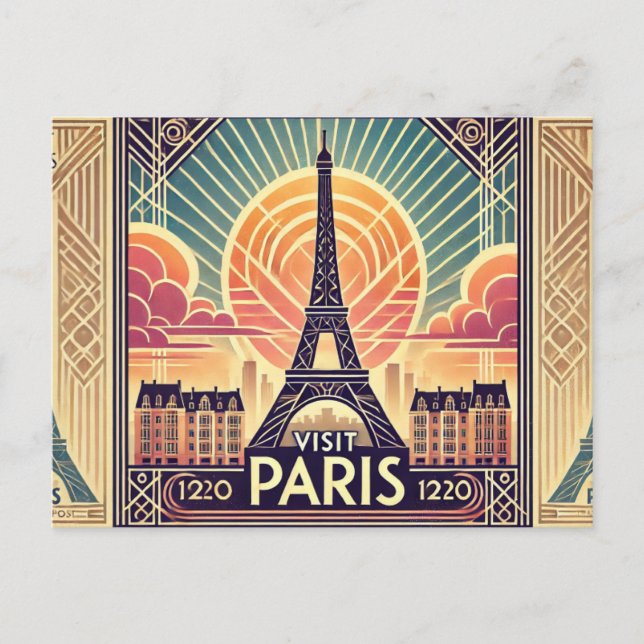 Postal Visita París (Anverso)
