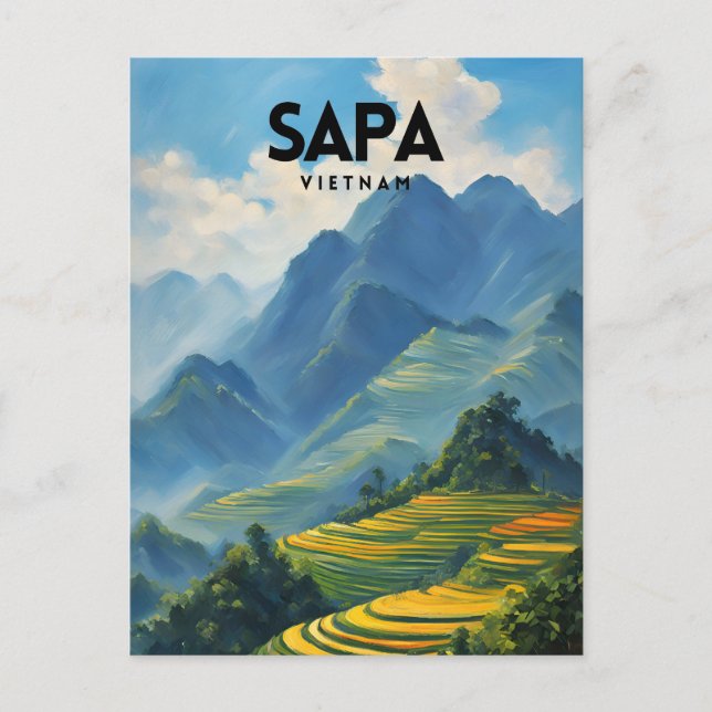 Postal Visita Sapa Vietnam (Anverso)