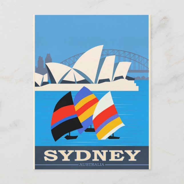 Postal Visita Sídney, Australia (Anverso)