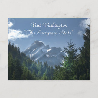 Postal Visita Washington "The Evergreen State"