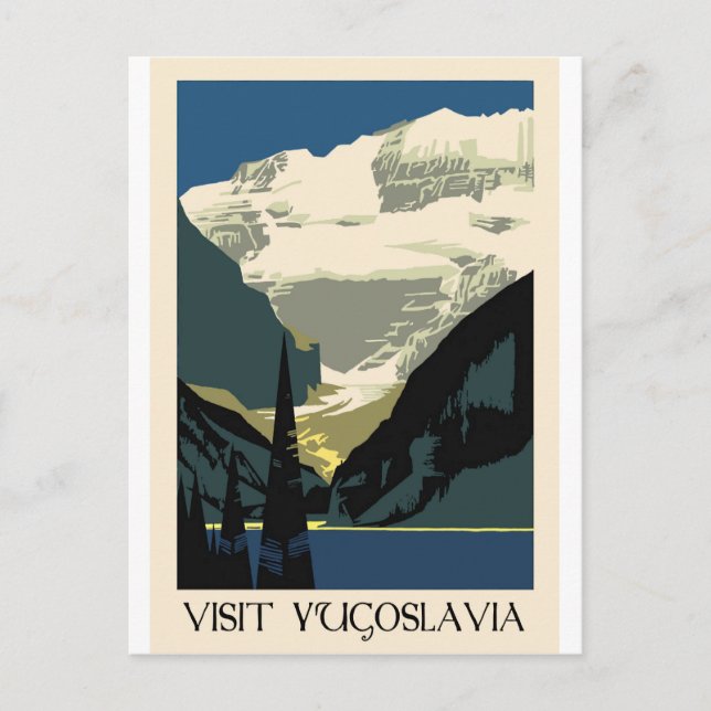 Postal Visita Yugoslavia (Anverso)
