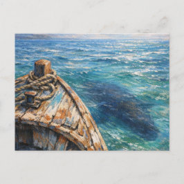 Postal Visitante Subacuático - Arte de Estilo de Pintura