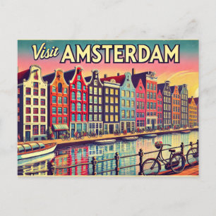 Postal Visitar Amsterdam