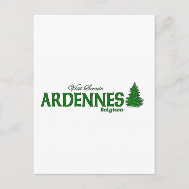 Postal Visitar Ardenas Escénicas (Anverso)