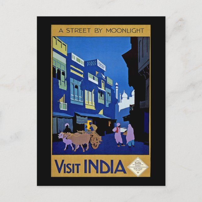 Postal Visitar India (Anverso)