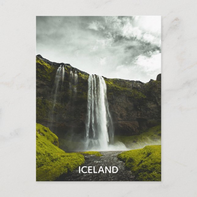 Postal Visitar Islandia Turismo de aventura (Anverso)