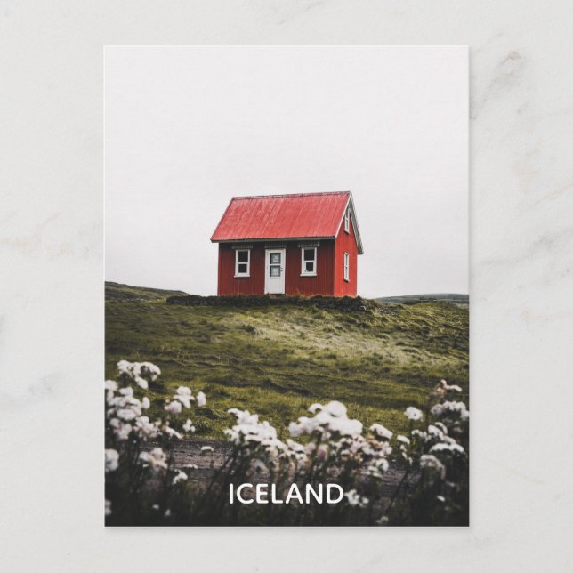 Postal Visitar Islandia Turismo de aventura (Anverso)