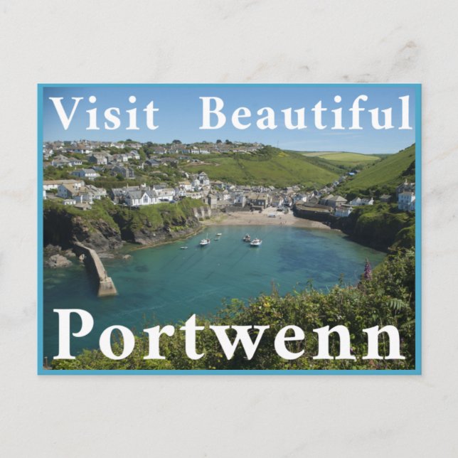 Postal Visitar la hermosa Portwenn (Anverso)