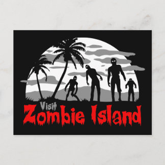 Postal Visitar la isla de Zombie